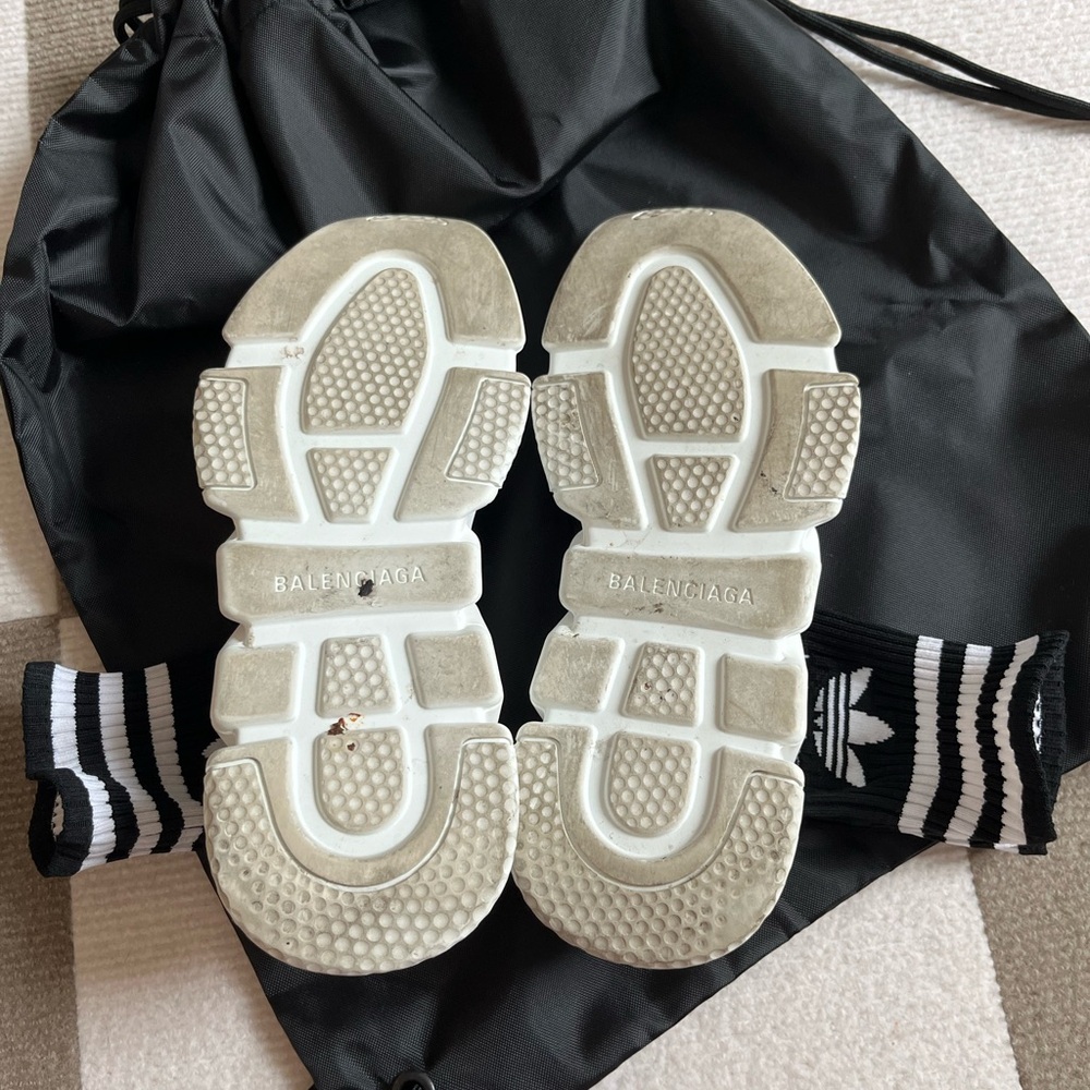 Balenciaga x Adidas Originals Speed Sneakers 'Black White' 36 - Picture 8 of 10